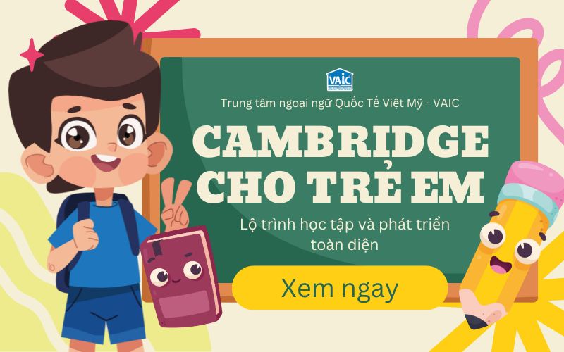 cambridge english cho tre em