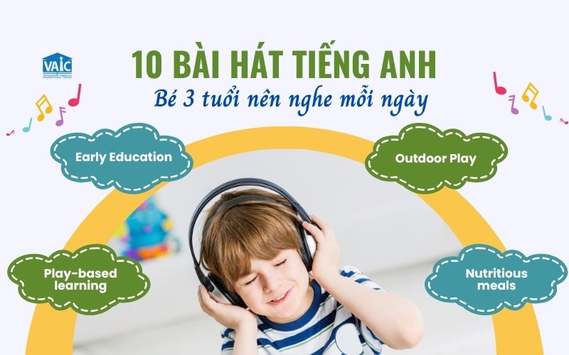 bài hát tiếng Anh cho bé 3 tuổi