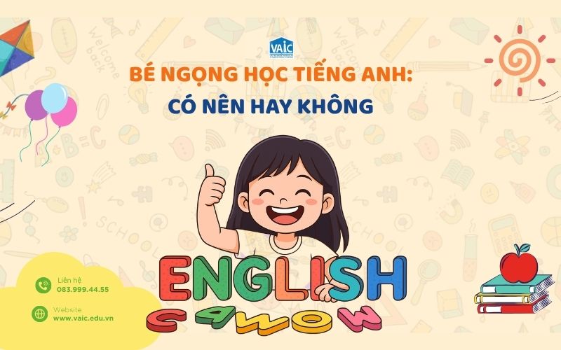 bé ngọng học tiếng Anh