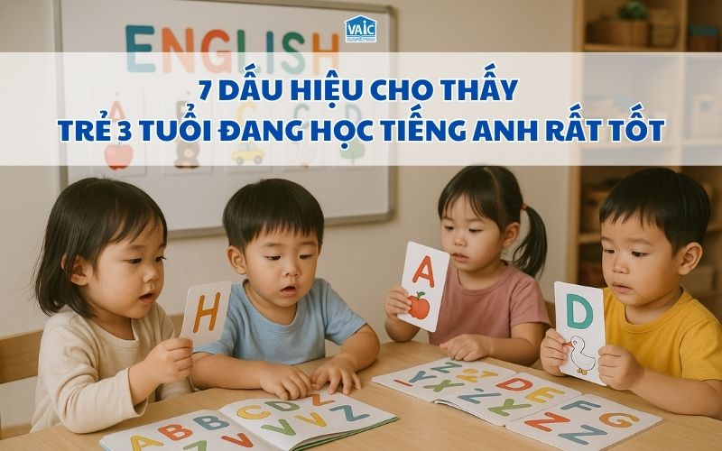 dấu hiệu bé 3 tuổi học tiếng Anh rất tốt