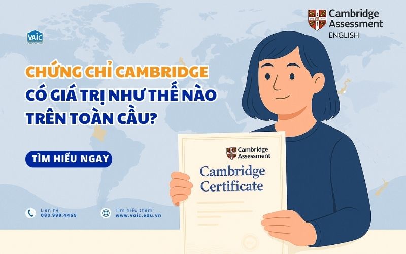 giá trị chứng chỉ Cambridge