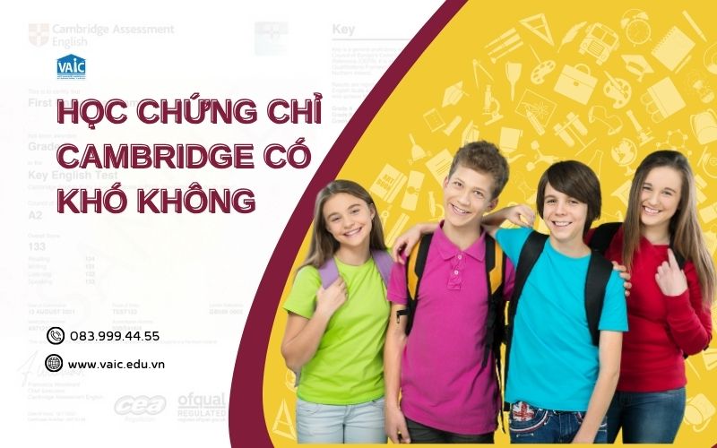 lộ trình học chứng chỉ Cambridge
