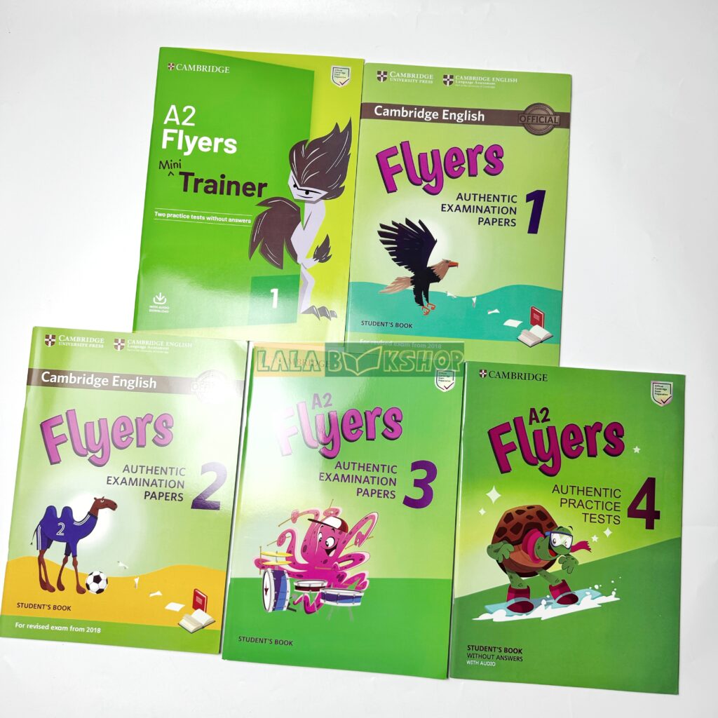 Sách 2 top 5 luyện thi cambridge a2 flyers