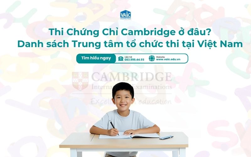 thi chứng chỉ Cambridge ở đâu