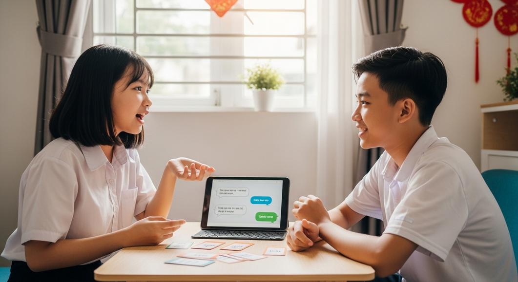 phản xạ tiếng Anh cấp 2