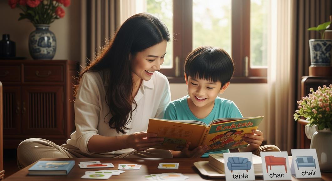 môi trường tiếng Anh tại nhà cấp 1