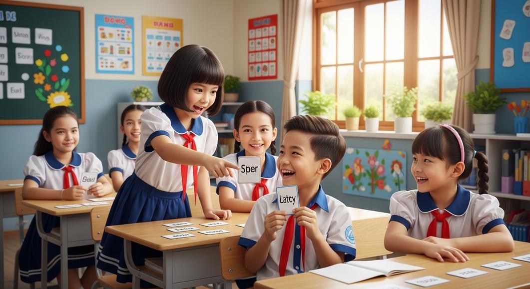 trò chơi tiếng Anh cấp 1