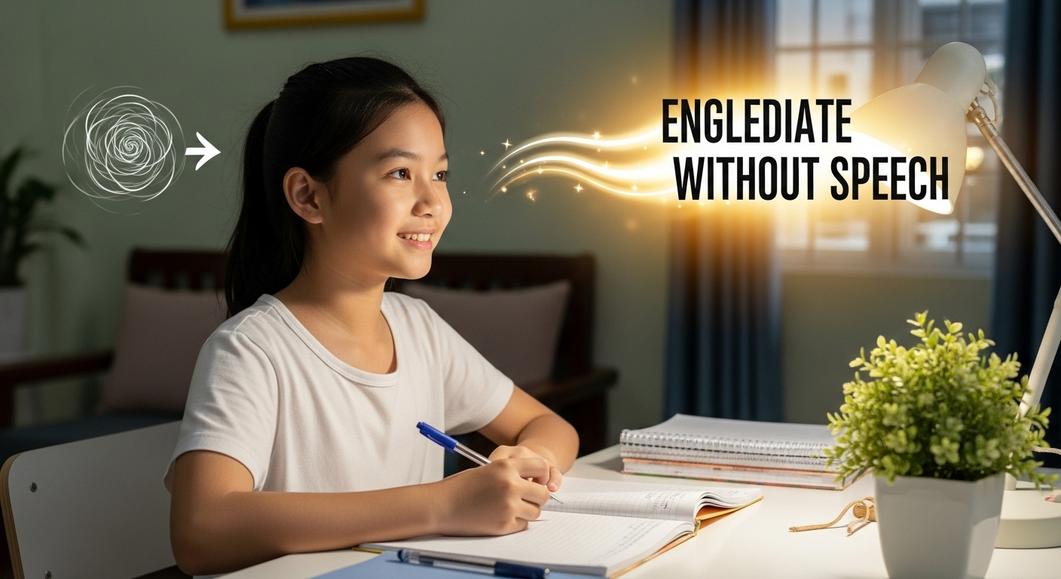 Học sinh cấp 2 luyện phản xạ tiếng Anh tại nhà