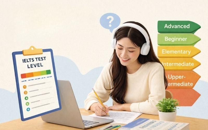 Việc xác định chính xác trình độ hiện tại là bước đầu tiên và quan trọng nhất để xây dựng một lộ trình học IELTS phù hợp Việc xác định chính xác trình độ hiện tại là bước đầu tiên và quan trọng nhất để xây dựng một lộ trình học IELTS phù hợp