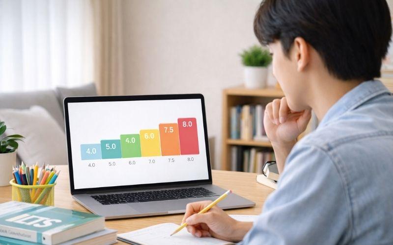 Đánh giá band điểm IELTS theo mục tiêu học tập và sự nghiệp
